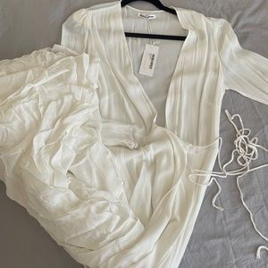 Reformation Ivory Milan Dress NWT